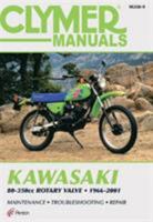 Clymer Kawasaki 80-350cc Rotary Valve, 1966-2001 0892878207 Book Cover
