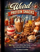 Weird Protein Snacks: 100 High-Protein Snacks, Desserts, Shakes, and Treats That Shouldn’t Work (But Do) (Weird Cookbooks) B0GRNSWXLB Book Cover