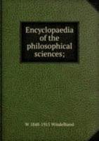 Encyclopaedia of the Philosophical Scie 5878600471 Book Cover