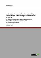 Analyse Des Konzeptes Fur Eine Nachhaltige Wirtschaftliche Entwicklung in Der Hansestadt Stralsund 3640268121 Book Cover
