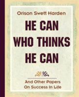 He Who Thinks He Can 9388841085 Book Cover