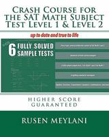 Crash Course for the SAT Math Subject Test Level 1 & Level 2: higher score guaranteed 1451586671 Book Cover