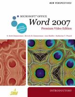 New Perspectives on Microsoft Office Word 2007, Introductory, Premium Video Edition [With CDROM] 0538475935 Book Cover