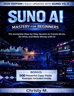 Suno AI Mastery for Beginners: The Complete Step-by-Step System to Create Music, Go Viral, and Make Money with AI B0GXMV4TXH Book Cover