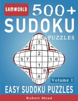 Easy Sudoku Puzzles: Over 500 Easy Sudoku Puzzles And Solutions (Volume 1) B08B333792 Book Cover