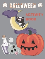 Halloween Activity Book: Coloring, Mazes, Sudoku, Learn to Draw and more  for kids 4-8 yr olds 1695643925 Book Cover