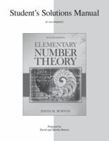 Student's Solutions Manual to accompany Elementary Number Theory 0073219622 Book Cover