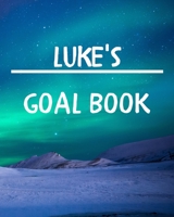 Luke's Goal Book: New Year Planner Goal Journal Gift for Luke / Notebook / Diary / Unique Greeting Card Alternative 1677076127 Book Cover