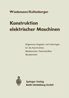 Konstruktion Elektrischer Maschinen 3662121816 Book Cover
