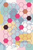 Hexagonal Graph Paper: Hexagon Paper (Large) 0.5 Inches (1/2") 100 pages (6.14"x 9.21") White Paper, Hexes Radius Honey comb paper, Organic Chemistry, ... Composition Notebook for Game Maps Grid Mats 1792916167 Book Cover