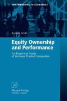 Equity Ownership and Performance 3790819336 Book Cover