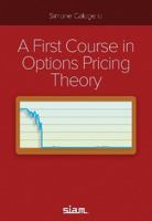 A First Course in Options Pricing Theory 1611977630 Book Cover
