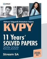 KVPY 11 Years Solved Papers 2019-2009 Stream SA 9324195379 Book Cover