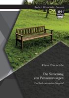 Die Sanierung von Pensionszusagen. Ein Buch mit sieben Siegeln? (German Edition) 395485368X Book Cover