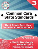 Third Grade Common Core Workbook: Math Activities: Volume 2 of 2 1499148895 Book Cover