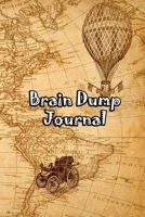 Brain Dump Journal: Template Worksheet Notebook With Prompts To Stop Stressing To Help You Clear Your Mind & Head Of Thoughts By Make Notes in Book | Vintage Map Cover 1678747432 Book Cover