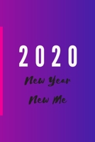 2020 New Year New Me Weekly Logs: New Year's Resolution Journal Notebook Futuristic 1674757107 Book Cover