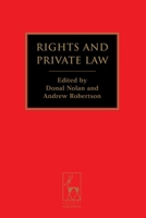 Rights and Private Law: Between Risk and Regulation 1849466564 Book Cover