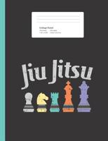 Jiu Jitsu: Martial Arts Self Denfense Sports Composition Book for School w/ College Ruled Paper 200 Pages 107106407X Book Cover
