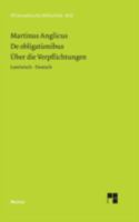 de Obligaionibus. Uber Die Verpflichtungen. 3787311394 Book Cover