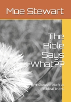 The Bible Says What??: Common Beliefs vs Biblical Truths B0GXV61VFF Book Cover