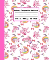 Primary Composition Notebook: Primary Ruled Journal for K-2 Handwriting Practice Paper Blank Space for Drawing Draw and Write Journal for Kids Blank Story Paper Book 1690874961 Book Cover