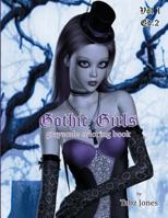 Gothic Girls Grayscale Coloring Book 1546307524 Book Cover