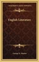English Literature 0548387060 Book Cover