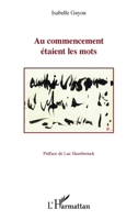 Au commencement étaient les mots (French Edition) 2343153256 Book Cover
