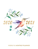 2020 - 2021 Weekly & Monthly Planner: Big Custom Planners For Keeping Busy After Retirement (Agenda & Appointment Calendar); Two Year Organizer Book ... Beautiful Watercolor Art Honey Bird Planner 1672983037 Book Cover