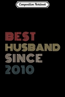 Composition Notebook: Mens Best Husband Since 1969 50th Wedding Anniversary Journal/Notebook Blank Lined Ruled 6x9 100 Pages 1673584241 Book Cover