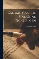 Salomo Gabirol Und Seine Dichtungen 1015374468 Book Cover