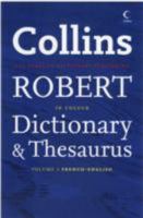 Collins Robert Comprehensive French Dictionary: Volume 1: v. 1 0007202601 Book Cover