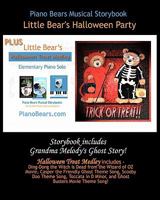 Piano Bears Musical Storybook: Little Bear's Halloween Party! 1449556612 Book Cover