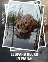 Leopard Gecko In Water Photo Book: 40 Vibrant Images Highlighting The Unique Habitats And Behaviors Of Leopard Geckos B0DPCSL7J1 Book Cover