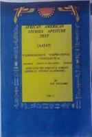 African American Studies Aptitude Test (AASAT) 154514155X Book Cover