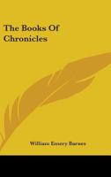 The Books Of Chronicles 1163284963 Book Cover