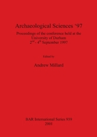 Archaeological Sciences 97 1841712310 Book Cover