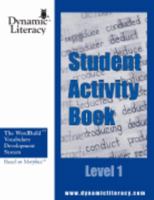 The WordBuild ® Vocabulary Development System Elements Level 1 Student Activity Book 0979847613 Book Cover