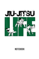 Notebook: Jiu jitsu bjj mma martial arts perfect gift Notebook-6x9(100 pages)Blank Lined Paperback Journal For Student-Jiu jitsu Notebook for Journaling & Training Notes-BJJ Jounal-Jiu jitsu Gifts- Co 1671935519 Book Cover