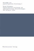 Psychologische Forschung Und Umweltpolitische Entscheidungen: Das Beispiel Larm 3531117165 Book Cover