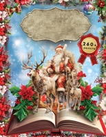 Christmas Ephemera Book: High Quality Images Of Santa Claus and Elk For Paper Crafts, Scrapbooking, Mixed Media, Junk Journals, Decorative Art, Artist Trading Cards, and More. 2899997211 Book Cover