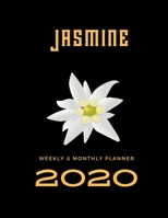 2020 Weekly & Monthly Planner: Jasmine...This Beautiful Planner is for You-Reach Your Goals / Journal for Women & Teen Girls / Dreams Tracker & Goals Setting / Beautiful Planner Notebook / Academic Ag 1673993745 Book Cover