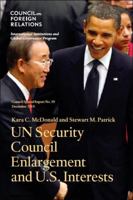 UN Security Council Enlargement and U.S. Interests 0876094779 Book Cover