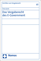 Das Vergaberecht Des E-Government 3756000974 Book Cover