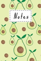 Notes: Cute Avocado Gifts Notebook Lined Paper Book For Girls Boys Men And Women - Avocado Themed Pattern For Avocado Lovers 1706317360 Book Cover