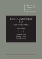 Local Government Law: Cases and Materials 0314251316 Book Cover