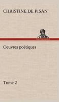 Oeuvres poétiques Tome 2 3849134253 Book Cover