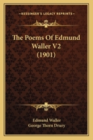 The Poems Of Edmund Waller V2 1164170147 Book Cover