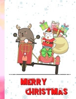 Merry Christmas: Christmas Coloring Book For Adults Relaxation | 25 Gorgeous Designs , Large Prints, Mix of Easy, Medium & Intricate Images | Great Gift Idea For Women, Men, Kids Over 8 Years. B08HGRWBL7 Book Cover